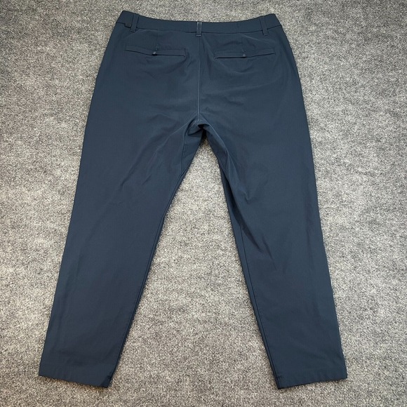Lululemon Mens 34x27 True Navy ABC Slim-Fit Trouser Pant Warpstreme LM5AQYS - Picture 11 of 13